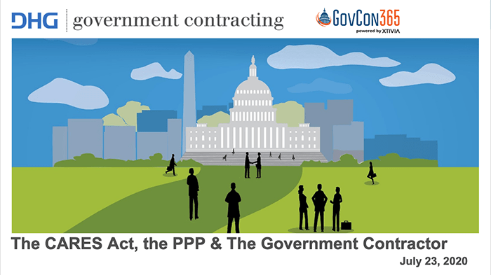 GovCon365 Webinar Cares Act PPP and Government Contractor